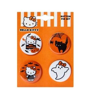 Hello Kitty Button Pin Set